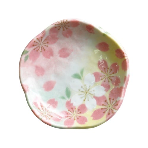 プチ風水・盛塩小皿(花型)吉野桜 888