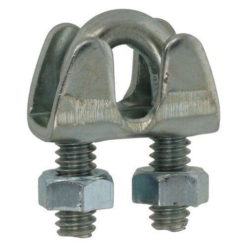 鉄板ワイヤークリップ ZU 6mm 1セ