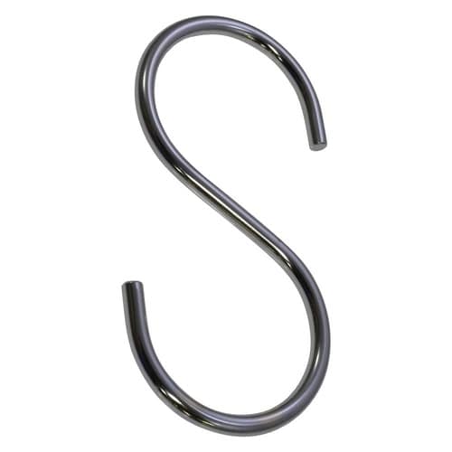 Sフック(クローム) 4×85 1セット