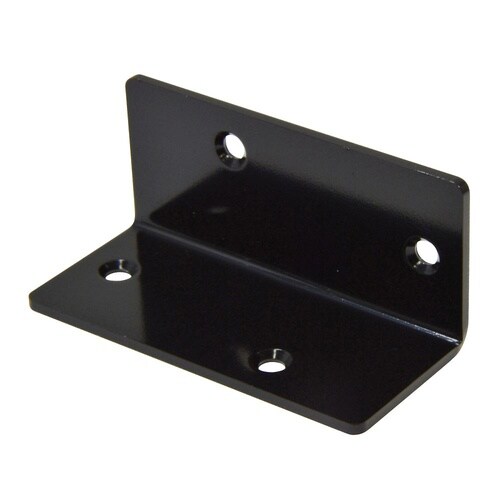 2x4金具 黒 Lカタ金具 1セット(4