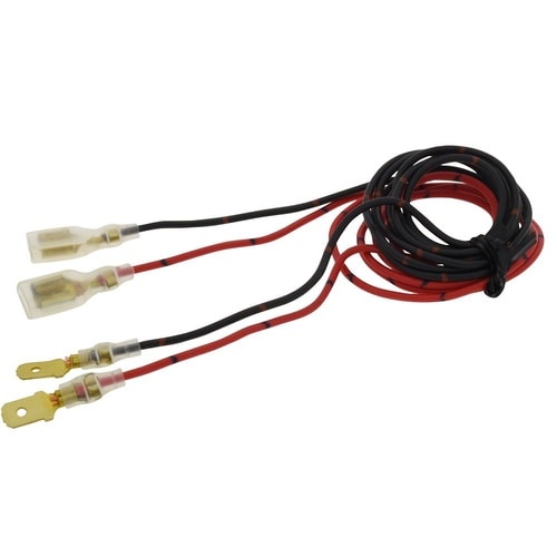 平型端子付きコード(赤・黒) Y505