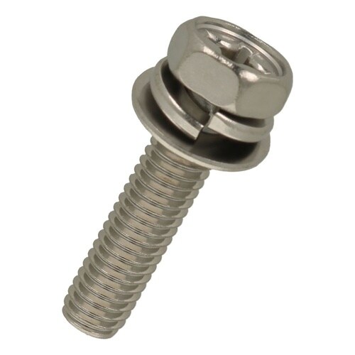 ステン+六角ボルトセット 6×25 1セ