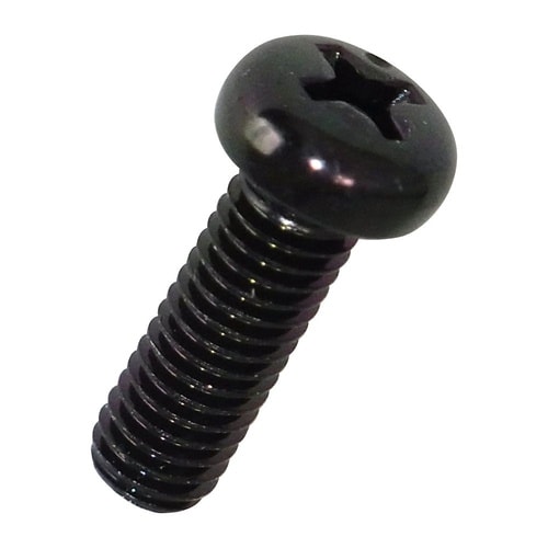 なべ小ねじ(黒色クロメート) 4×10