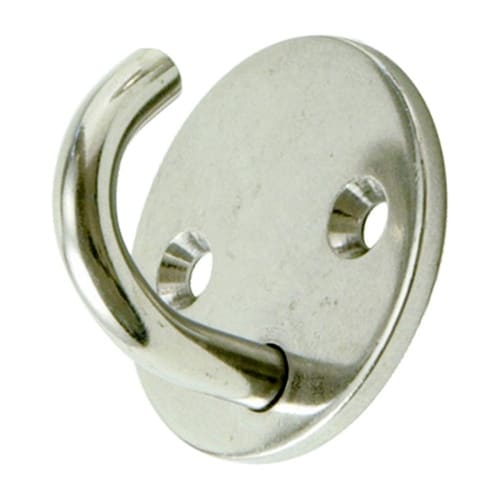 ステンラウンドプレートフック 5 1セッ