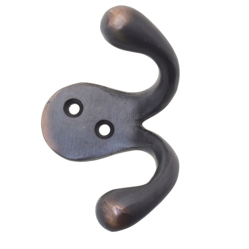 アンティークフック ブロンズW 1セット