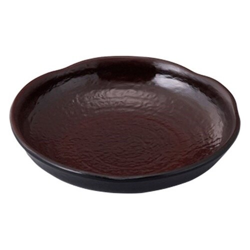 16cm多菜皿 内溜(ため)外黒 MD−