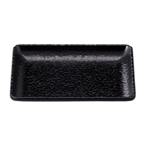 長角小皿 黒 MD−120−BK