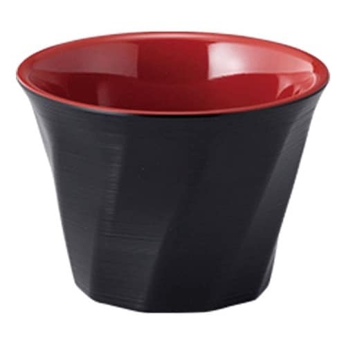 千波10cmボール(身)黒内朱 MF−2