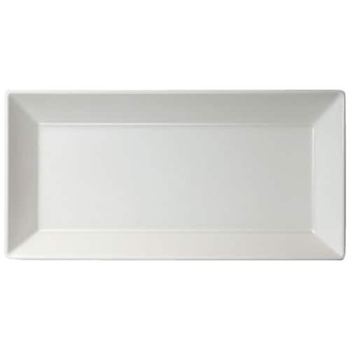 20cm長角皿 白 SS−51−W