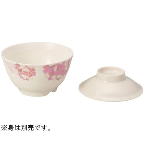 飯碗 中(蓋)ベージュマーブル YD−4