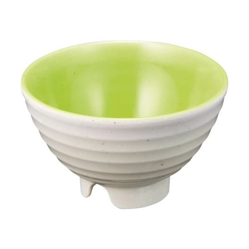 ロクロ飯碗 小(身)コヒキ若草 YH−2