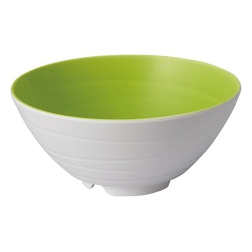 飯碗 大(身)白若草 YH−580−WG