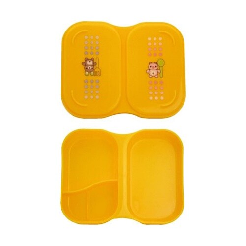 ツイン幼稚園弁当容器 本体 蓋セット イ