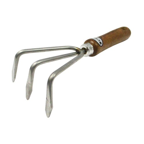 ステンレス木柄熊手 721135