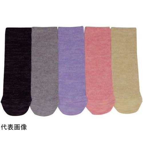 超ゆったりゴムかかとなしソックス ベージ