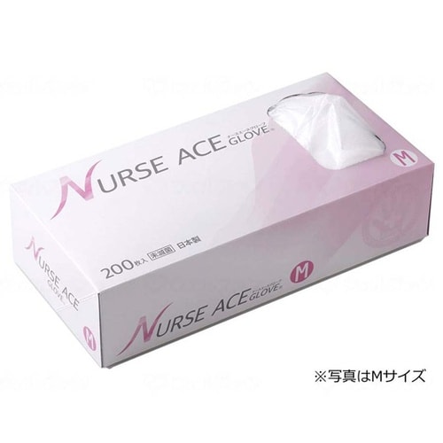 ナースエースグローブ ナチュラル 箱 M