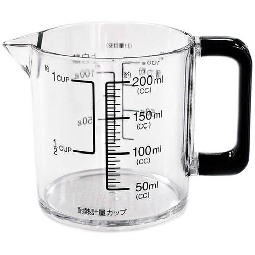 BLACKS 食洗機対応耐熱計量カップ