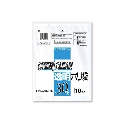 透明ポリ袋 30L 1個(10枚入) C
