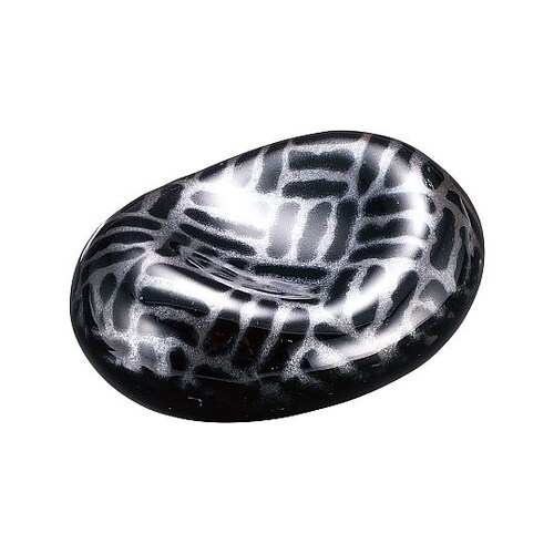 銀彩三段崩丸型箸置 T03−322