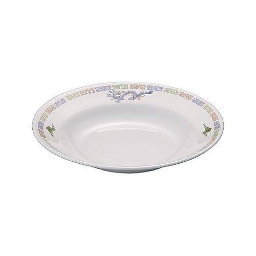 メラミン「雷門竜」M−40−R スープ皿