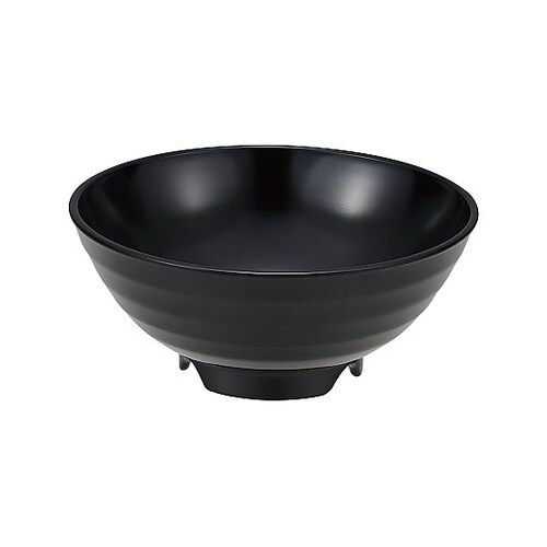 メラミン食器 小丼 黒 BL−18