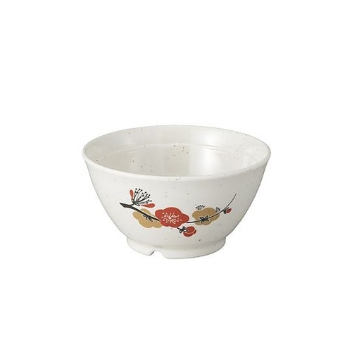 メラミン「元禄梅」 ごはん丼 小 U−5