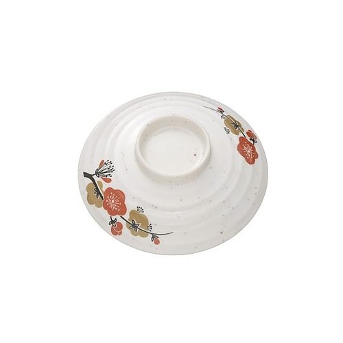 メラミン「元禄梅」 丼(小)蓋 U−18