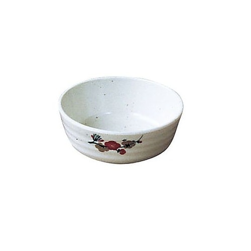 メラミン「元禄梅」 浅型小鉢 U−11B