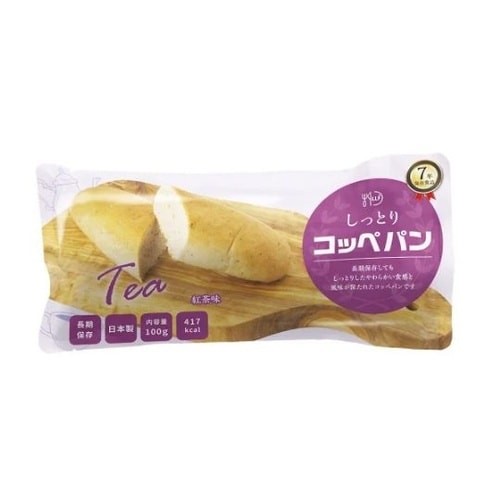 しっとりコッペパン 単品 紅茶