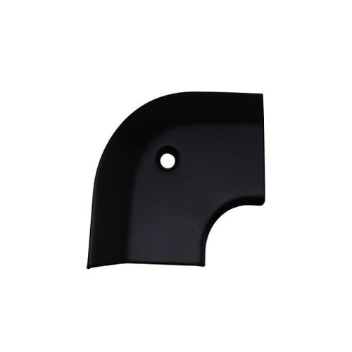 コーナーカバー 出隅 ブラック(艶消し)