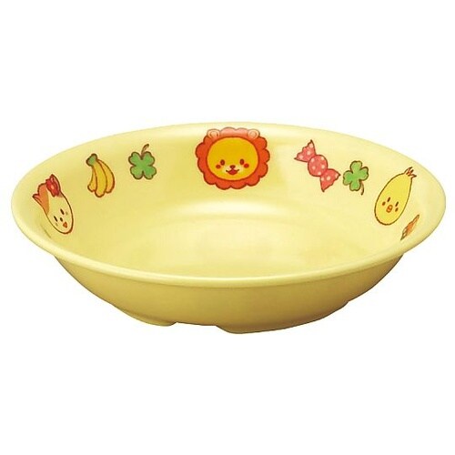 メラミン子供食器 みんなともだち。深皿