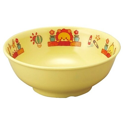 メラミン子供食器 みんなともだち。丼 Y