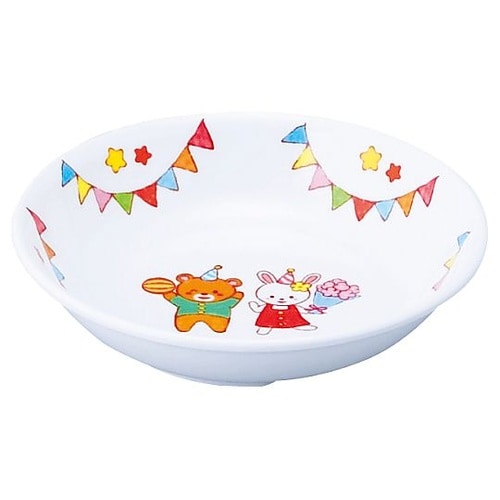メラミン子供食器 みんなともだち。小皿