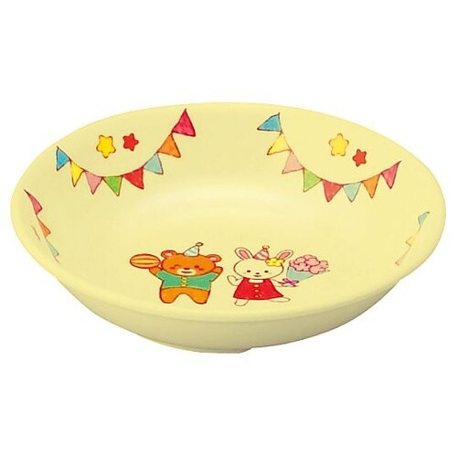 メラミン子供食器 みんなともだち。小皿