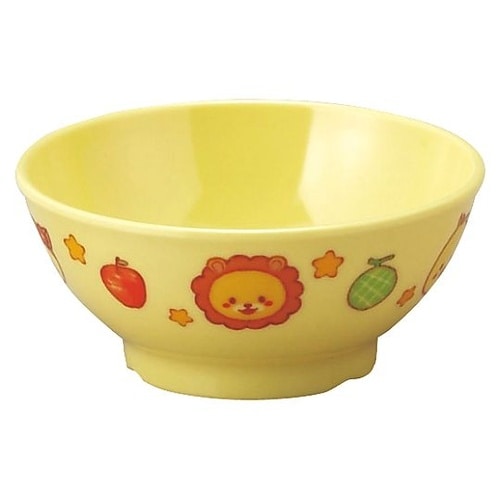 メラミン子供食器 みんなともだち。飯碗