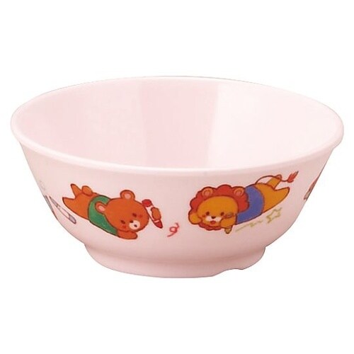 メラミン子供食器 みんなともだち。汁椀