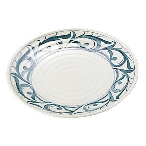 メラミン和食器 捻唐草 丸皿 小 HK−