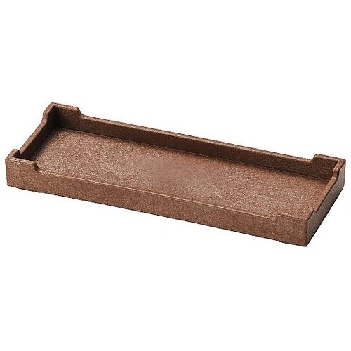 樹脂製 カスター盆 ブラウン M44−1