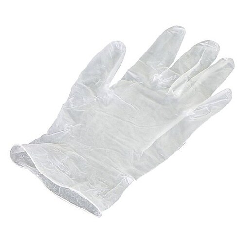 ビニール手袋 介護用スーパータッチ粉付(
