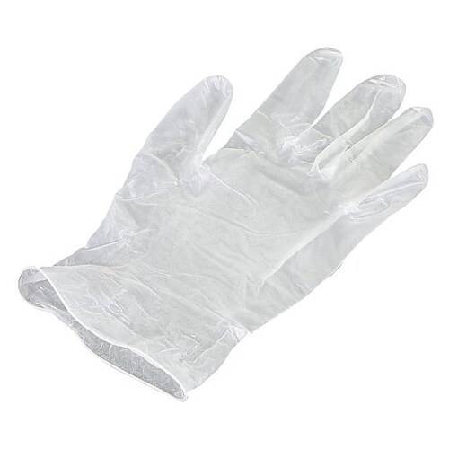 ビニール手袋 介護用スーパータッチ粉付(