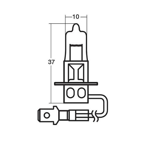 ハロゲン電球 12V35W H3 14−