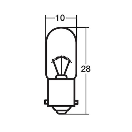 メーター&パネル用電球 12V3W /入