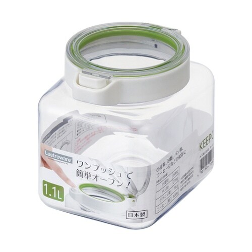 保存容器 密閉 1.1L キーポット 角
