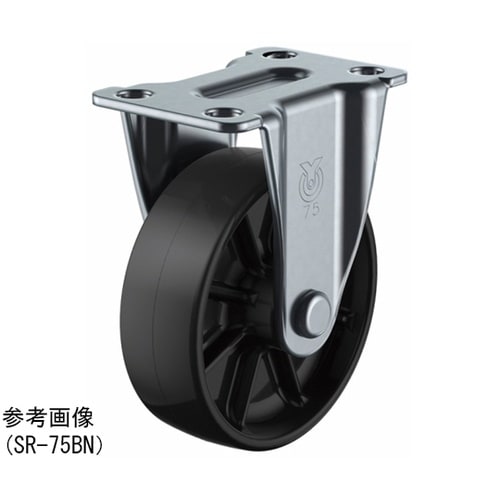 キャスター(軽荷重) 固定車 プレート式