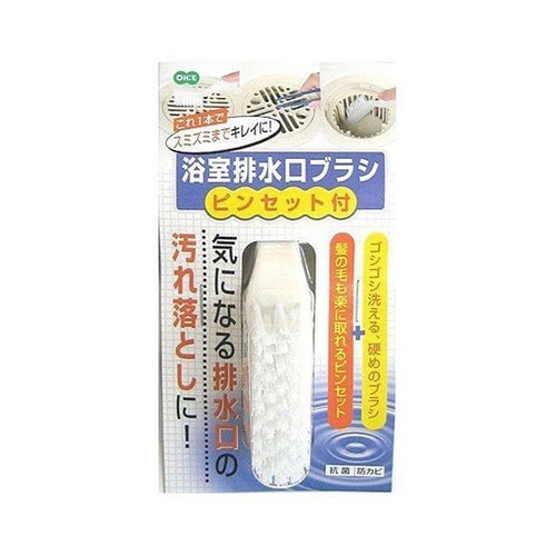 バスブラシ 浴室排水口ブラシ ピンセット