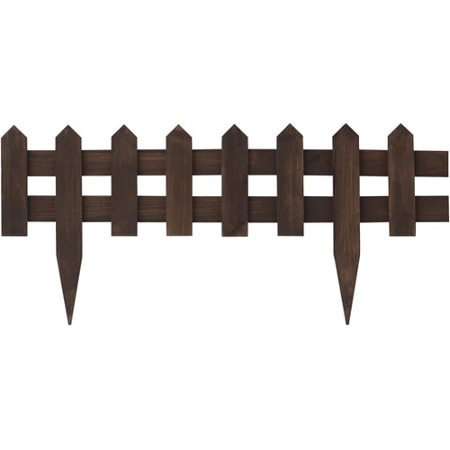 花壇フェンス 600 ブラウン FBF−