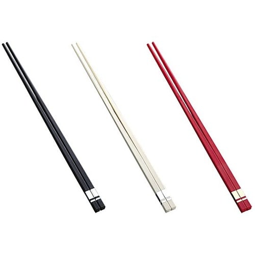 リサイクル箸 ホットスタンプ 赤金 45