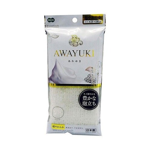 ボディタオル あわゆき 超やわらか