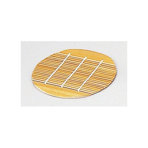 ミガキ竹すだれ・丸 約φ12cm 249