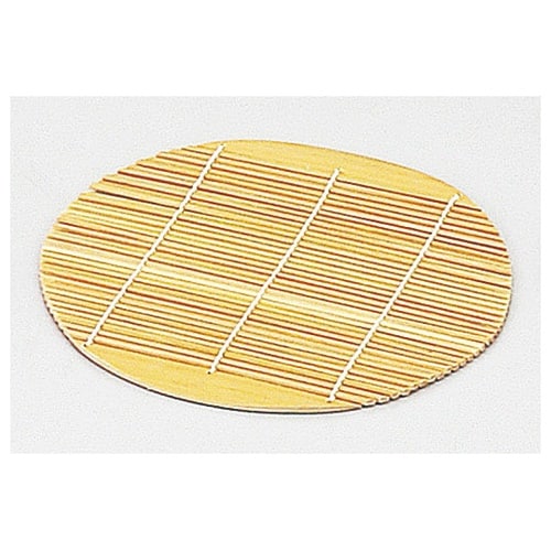 ミガキ竹すだれ・丸 約φ18.5cm 2